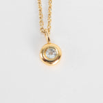 Otiumberg Gold Plated Diamante Pendant Necklace
