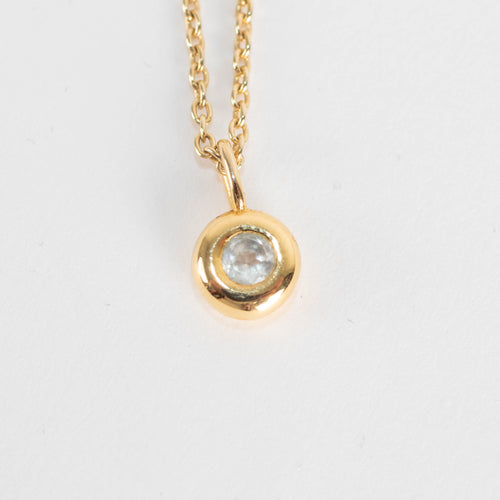 Otiumberg Gold Plated Diamante Pendant Necklace