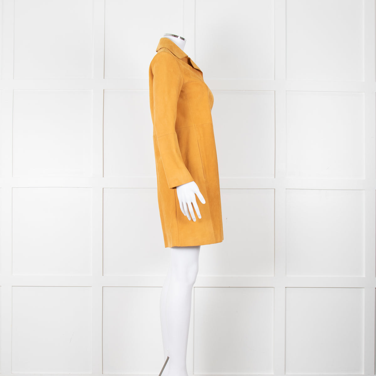 Theory Orange Suede Coat