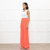 Victoria Victoria Beckham Orange Straight Leg Trousers