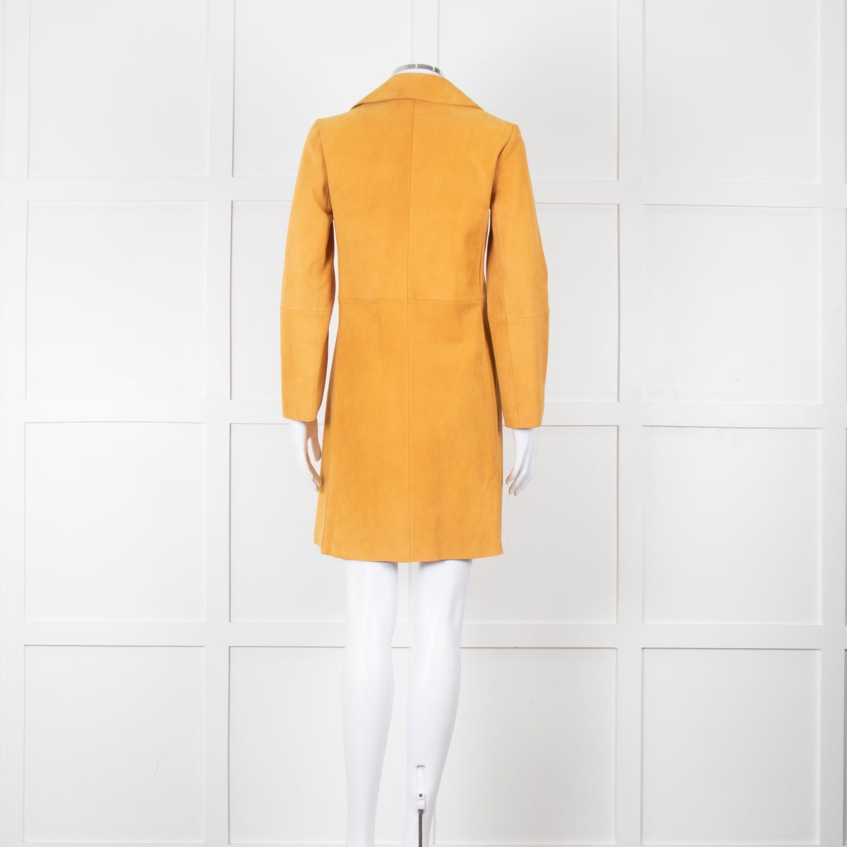 Theory Orange Suede Coat