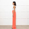 Victoria Victoria Beckham Orange Straight Leg Trousers