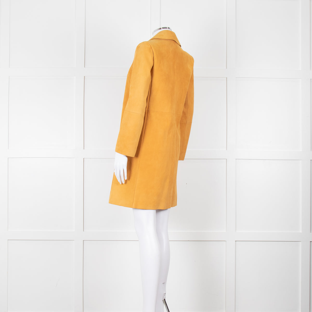 Theory Orange Suede Coat