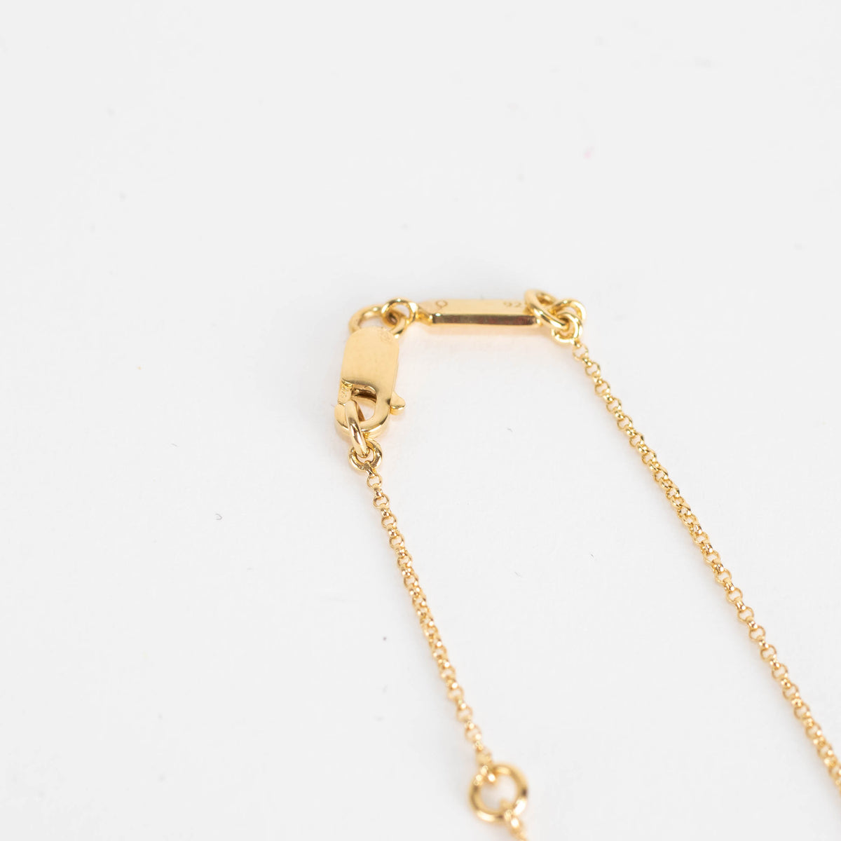 Otiumberg Gold Vermeil Chain with Tear Drop with Onyx stone