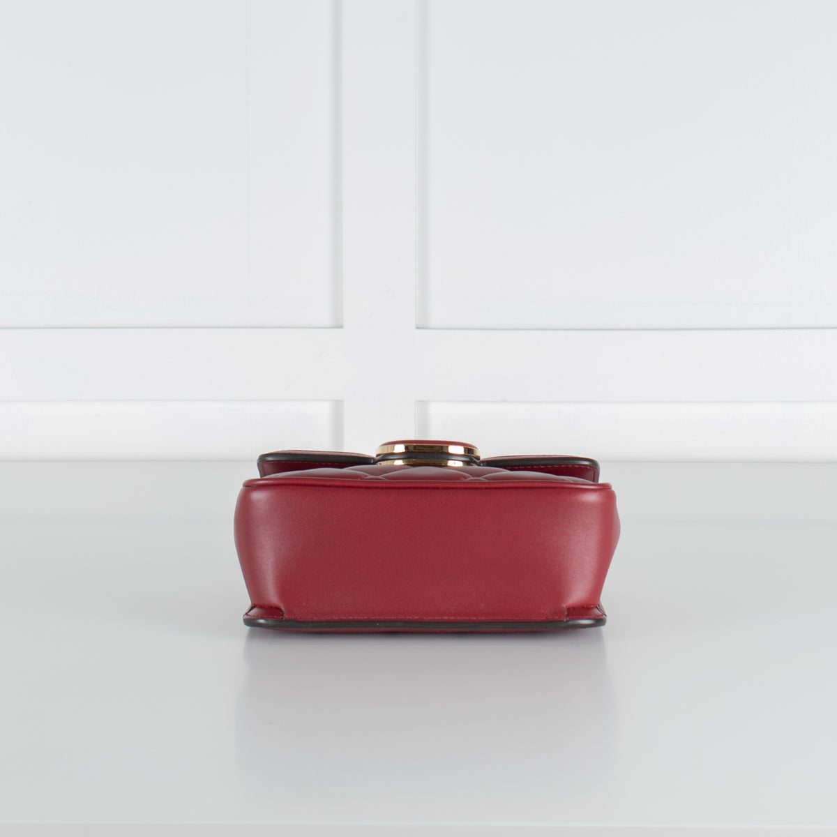 Gucci Red Deco Mini Quilted Leather Shoulder Bag