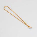 Otiumberg Gold Vermeil Chunky Chain Necklace With Diamond-Encrusted Bolt Clasp