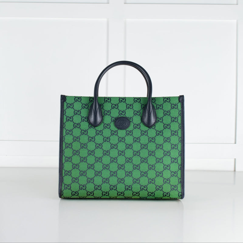 Gucci GG Green Canvas Small Tote Bag – Phoenix Style