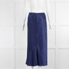 Dorothee Schumacher Blue Satin Slip Skirt