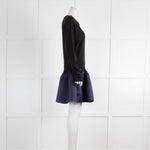 Christopher Kane Navy Blue Cupcake Sweat Dress