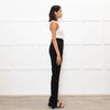 Victoria Beckham Black Slit Detail Trousers
