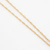 Otiumberg 9ct Gold Necklace With Tiny Diamond Disc