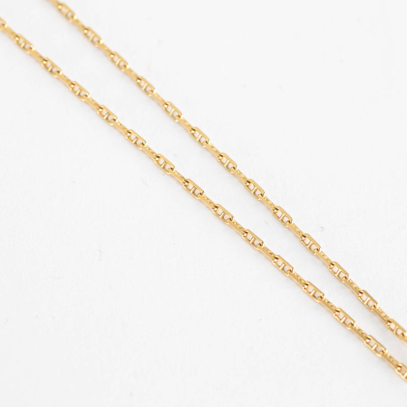 Otiumberg 9ct Gold Necklace With Tiny Diamond Disc