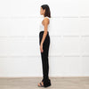 Victoria Beckham Black Slit Detail Trousers