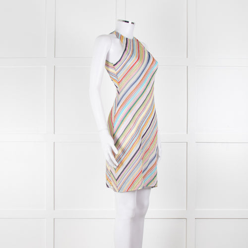 Missoni Multicoloured Metallic Stripe Crochet Dress