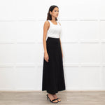 Rodebjer Black Straight Midi Skirt