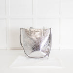 Michael By Michael Kors Silver Large Tote Bag