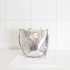 Michael By Michael Kors Silver Large Tote Bag