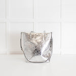 Michael By Michael Kors Silver Large Tote Bag