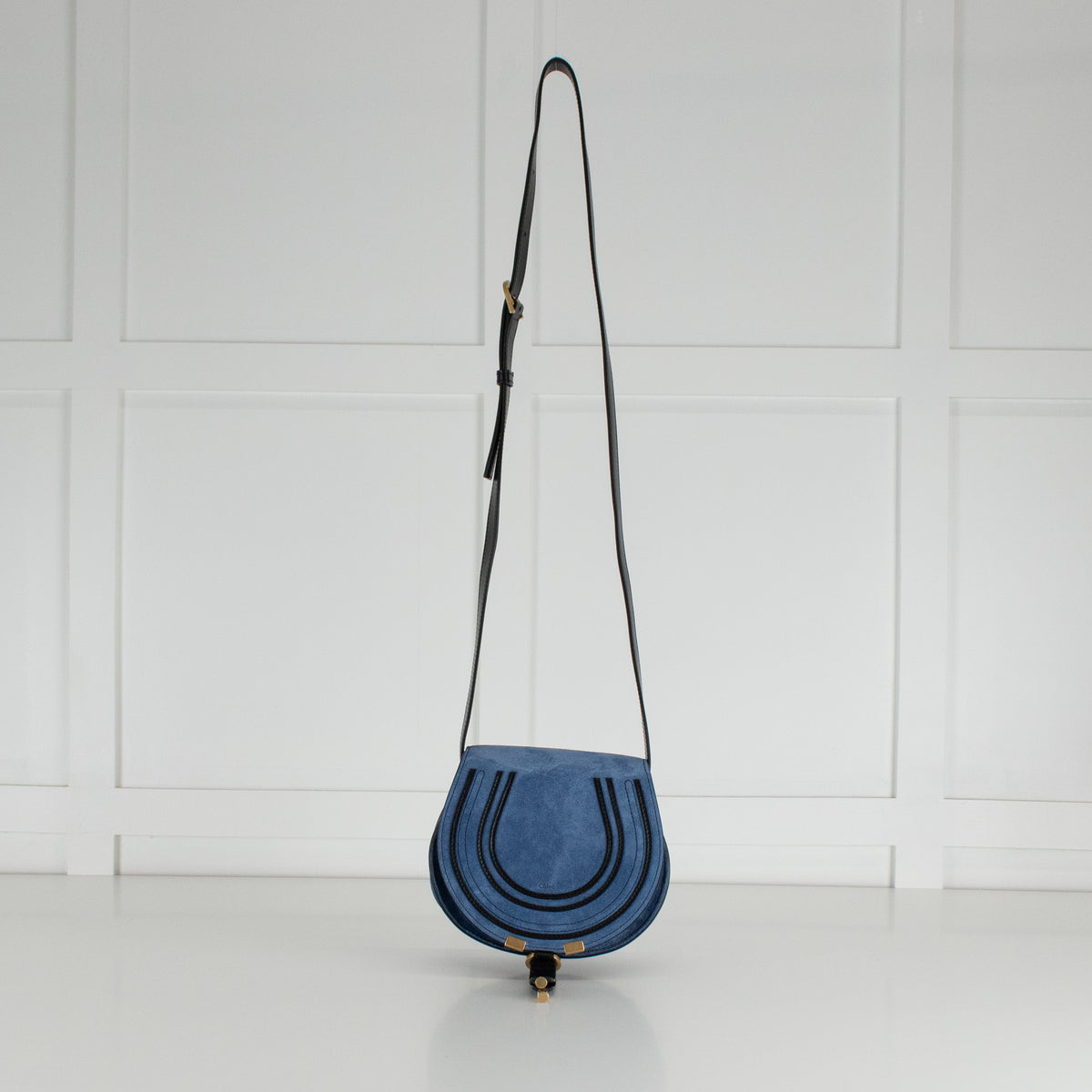 Chloe Bicolour Deep Denim Small Marcie