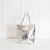 Michael By Michael Kors Silver Large Tote Bag