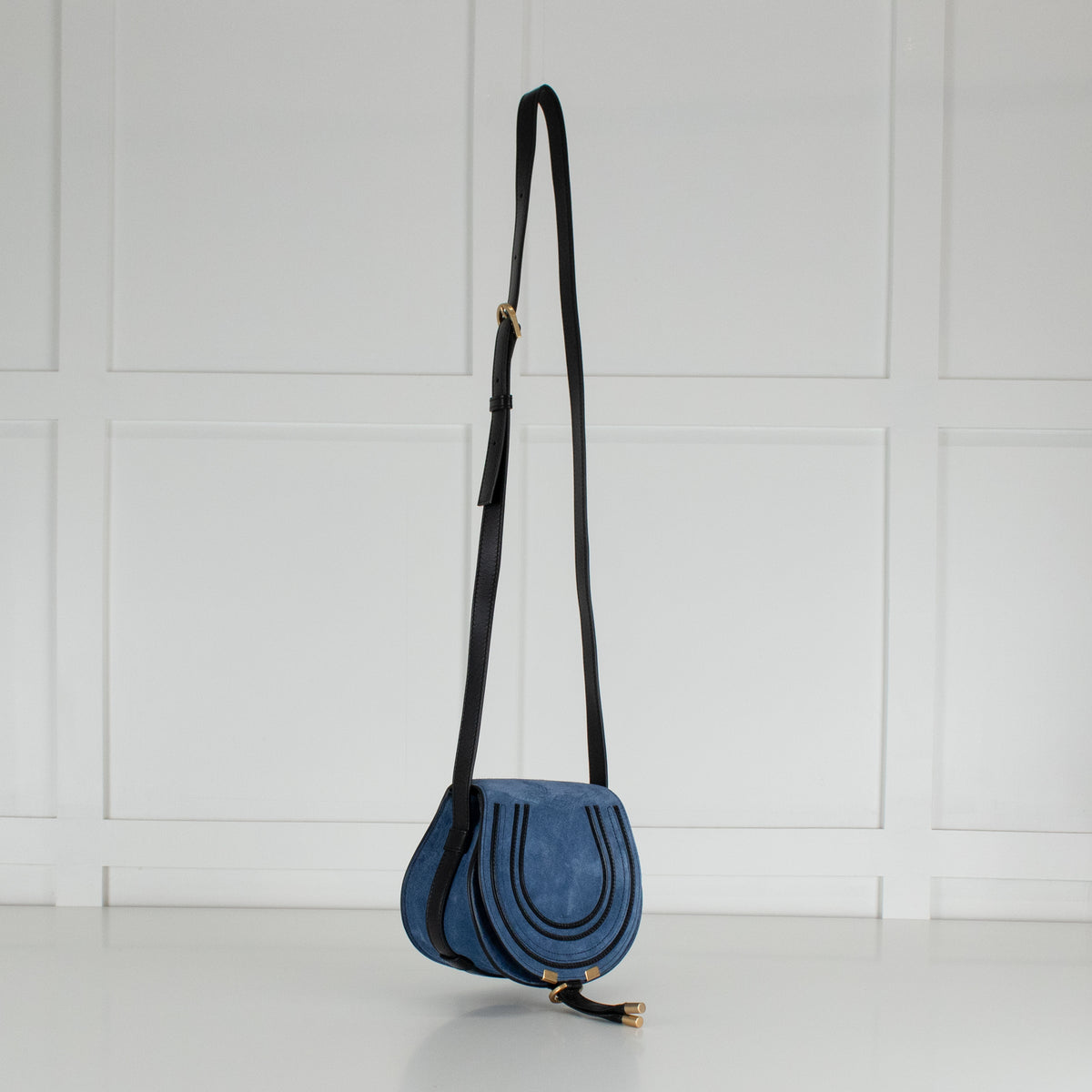 Chloe Bicolour Deep Denim Small Marcie