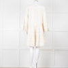Devotion Twins Cream Tiered Mini Dress