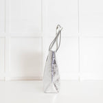 Michael By Michael Kors Silver Large Tote Bag