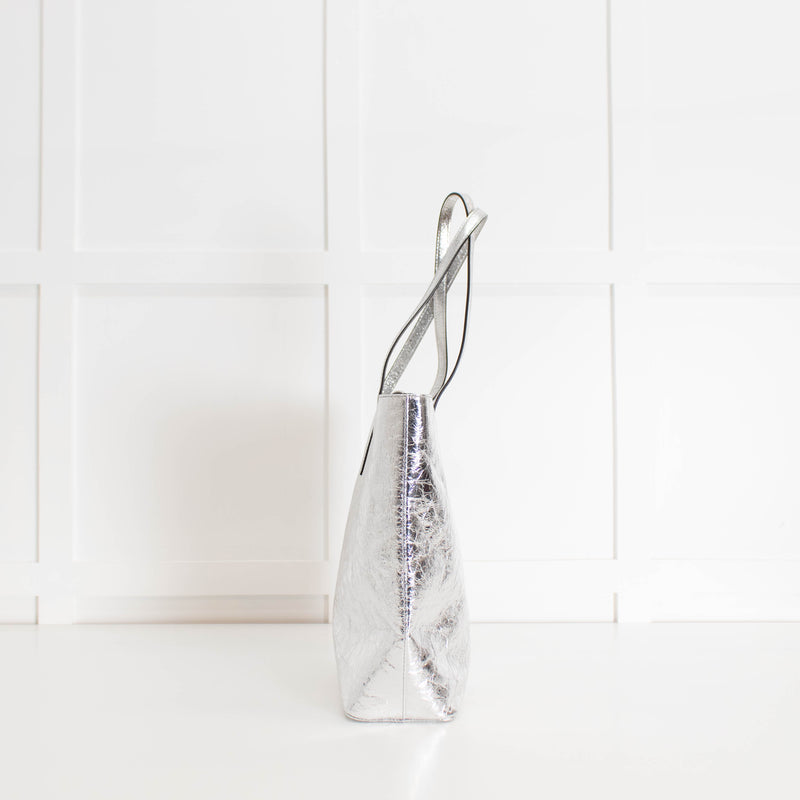 Michael By Michael Kors Silver Large Tote Bag