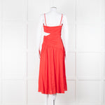 Zimmermann Red Linen Strap Sundress