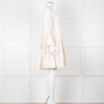Devotion Twins Cream Tiered Mini Dress