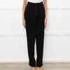 Anne Fontaine Black Belted High Waisted Trousers