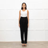 Anne Fontaine Black Belted High Waisted Trousers