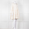 Devotion Twins Cream Tiered Mini Dress