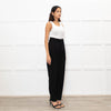 Anne Fontaine Black Belted High Waisted Trousers