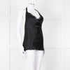 Cami NYC Black Silk and Lace Halterneck Camisole
