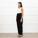 Anne Fontaine Black Belted High Waisted Trousers