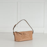 Gucci GG Nude Quilted Leather Shoulder Bag