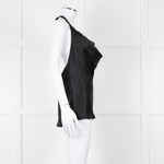 Cami NYC Black Silk and Lace Halterneck Camisole