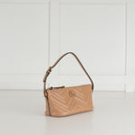 Gucci GG Nude Quilted Leather Shoulder Bag
