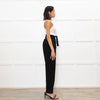 Anne Fontaine Black Belted High Waisted Trousers