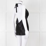 Cami NYC Black Silk and Lace Halterneck Camisole