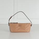 Gucci GG Nude Quilted Leather Shoulder Bag