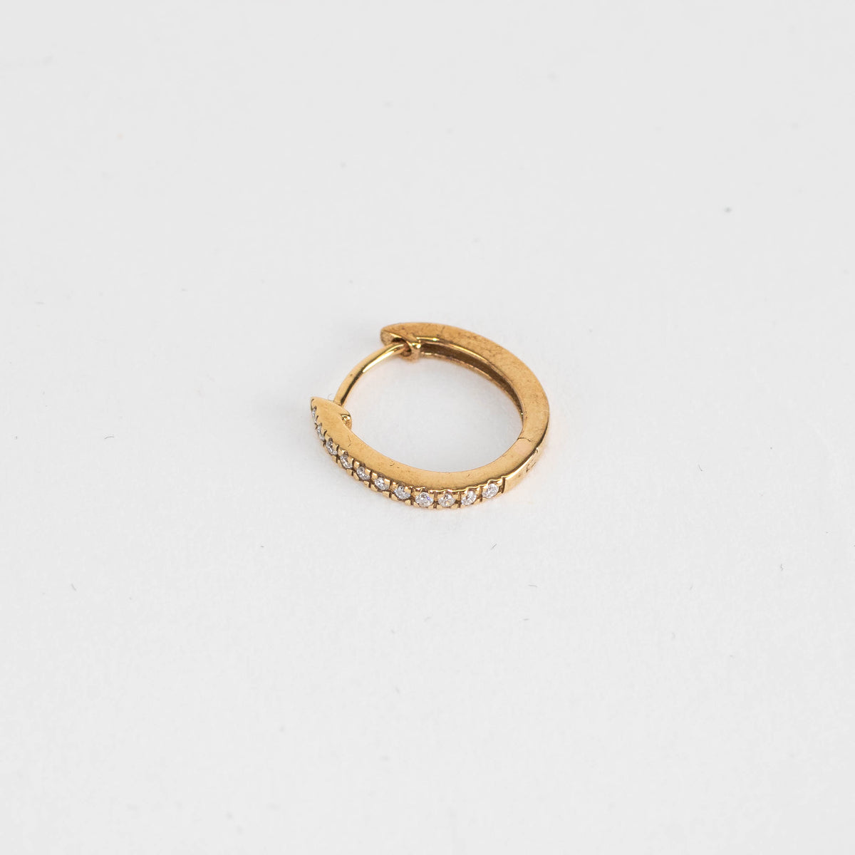 Otiumberg Diamond and 9ct Yellow Gold Hoop