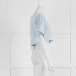Fiorucci Baby Blue Angel Cropped T-Shirt