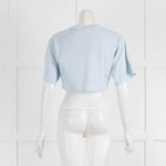 Fiorucci Baby Blue Angel Cropped T-Shirt