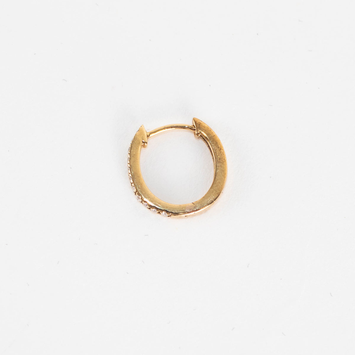 Otiumberg Diamond and 9ct Yellow Gold Hoop