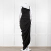 Jacquemus Black Side Ruched Le Papier Dress