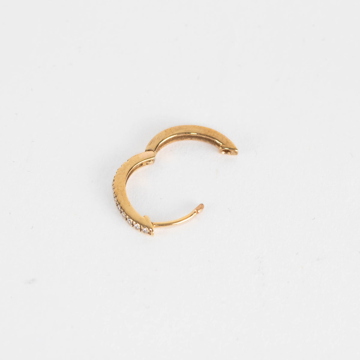 Otiumberg Diamond and 9ct Yellow Gold Hoop