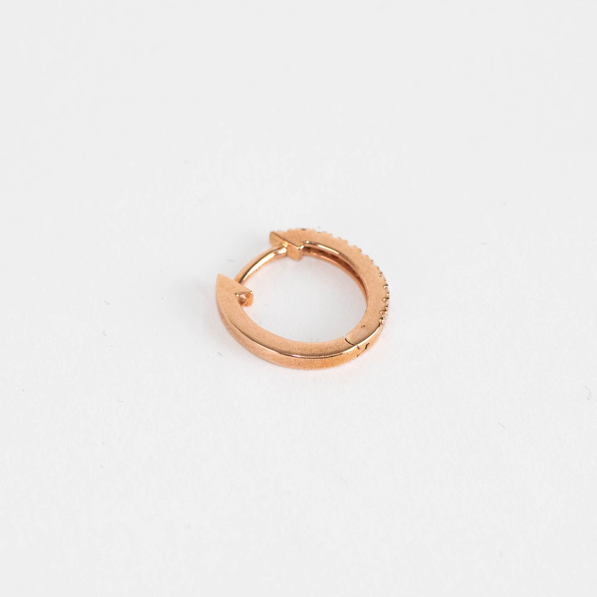 Otiumberg Rose Gold and Diamond Hoop