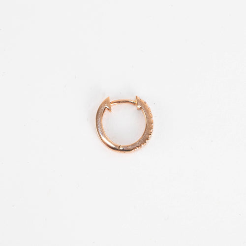 Otiumberg Rose Gold and Diamond Hoop